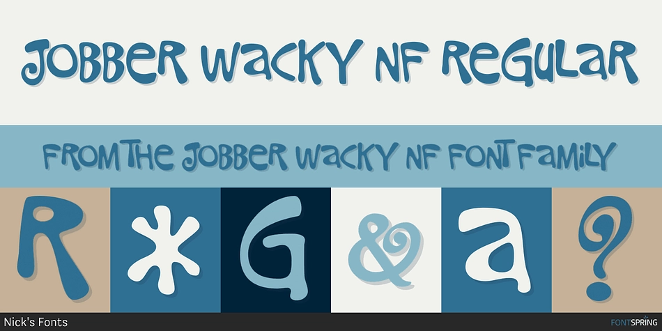 Jobber Wacky NF font – Beautiful font for Dreamor