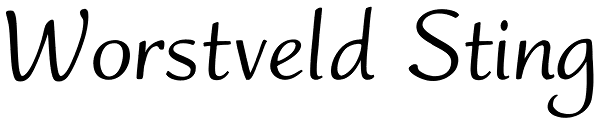 Worstveld Sting Font: A Symphony of Elegance in Typography